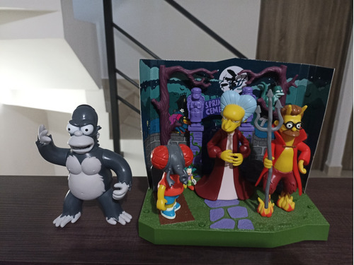 Los Simpsons Playmates Base Treehouse Of Horror 4 Terror