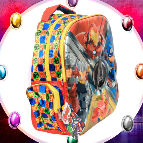 Imagen 2 de 7 de Mochila Spiderman Venom Avengers Marvel Escolar Original