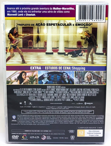 Imagem 3 de 4 de Dvd Filme Mulher Maravilha 1984 - Original Dublado Lacrado