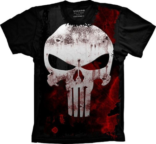 Camiseta Plus Size Justiceiro - The Punisher - Marvel