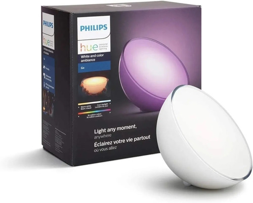 Lampara Philips Hue Go Portatil White And Color