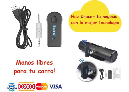 Receptor Bluetooth Auxiliar En Caja Audio