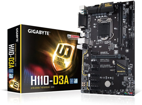 Gigabyte Ga-h110-d3a (lga1151/intel H110/cryptocurrency M...