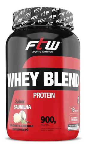 Fitoway Whey Blend Protein Isolada Sabor Baunilha 900g 