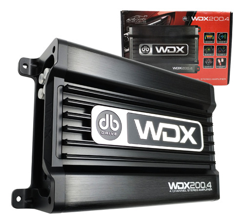 Amplificador Mini 4 Canales 1200w Max Db Drive Wdx200.4