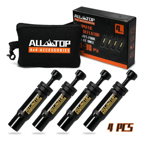 Kit 4 Desinflador De Llanta Deflator Autoajustable Offroad