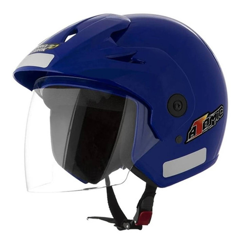 Capacete Aberto Moto Pro Tork Atomic Azul Tamanho do capacete 58