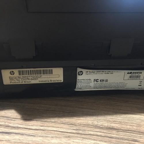 Hp Deskjet 3050 J610 Negro (Usado)
