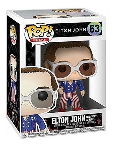 Funko Pop! Rocks: Elton John - Red, White & Blue (63)