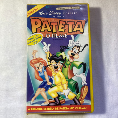 Vhs Pateta - O Filme Desenho Walt Disney (Usado)
