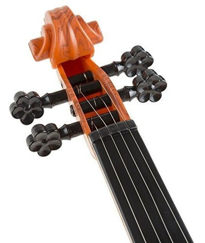 Hey Kids Toy Violin With 4 Adjustable Strings & Bow Play 