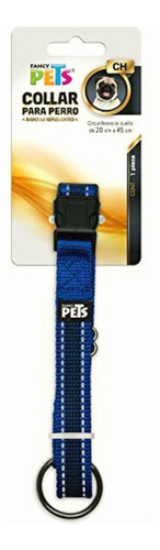 Collar Ch C/ultra Grip Y Bandas Reflejantes Azul