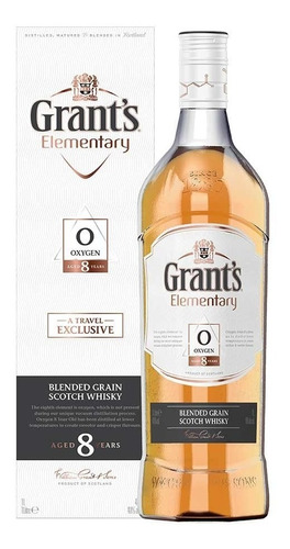 Whisky Grant´s Elementary Oxygen Litro Envio A Todo El Pais 