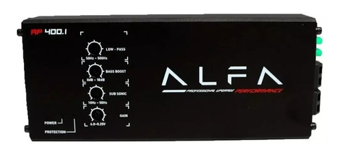Amplificador Mini Alfa Marino 1 Canal Clase D 350w Ap400.1