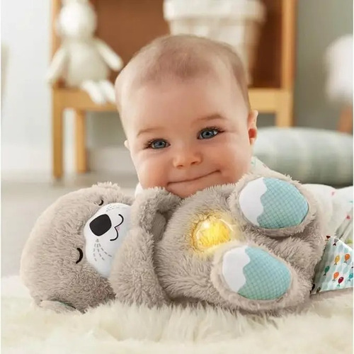 Peluche De Nutria Que Respira Con Sonidos Para Dormir