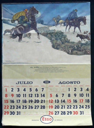 Imagen 5 de 7 de Antiguo Almanaque Esso. Año 1951 (completo). 15008