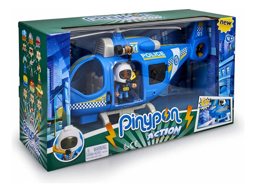 Pinypon Action Helicoptero Policia (5924)