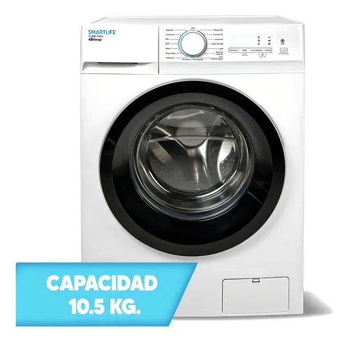 Lavarropas automático Smartlife inverter hasta 10.5kg 220V color blanco