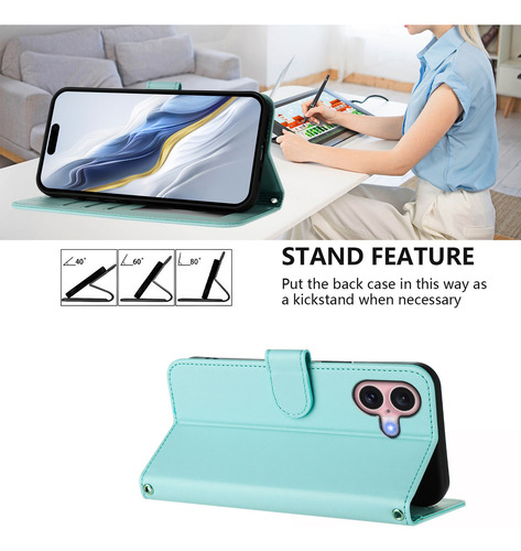 Funda Para Teléfono Tipo Cartera De La Serie Coolpad Con Blindaje Rfid, Ranura Para Tarjetas, Soporte Abatible, Funda De Teléfono De Piel Sintética