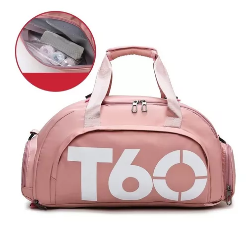 Bolsa Maleta Deportiva Mujer Bolsa Mochila Gym Impermeable rosa Unitalla  SKY TRAVEL RBMCMP