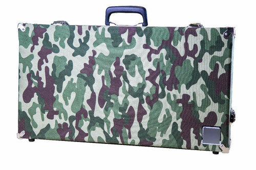 Case Pedal Board Camuflado Pedais Pedaleira Boss 70x40x10