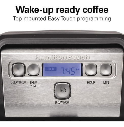 Cafetera Programable Compacta Hamilton Beach 46200
