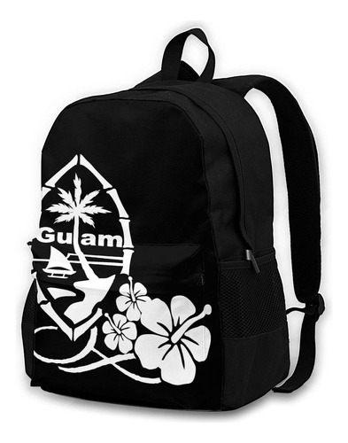 Mochila Para Portatil Diseño Flor Guam Talla Unica Style 1