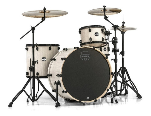 Batería Mapex Serie Mars 4 Piezas Ma446sbaw Bonewood