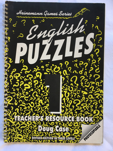 English Puzzles 1 - Teacher´s Resource Book Revised Edition