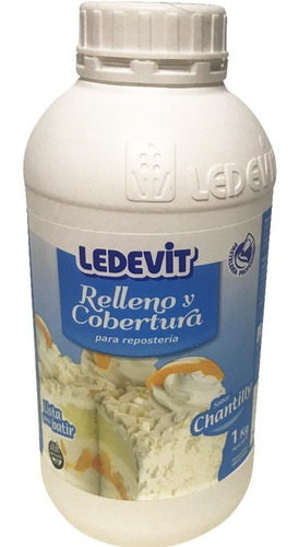 Crema Relleno Y Cobertura Ledevit 1kg Sin Tacc Refrigerada