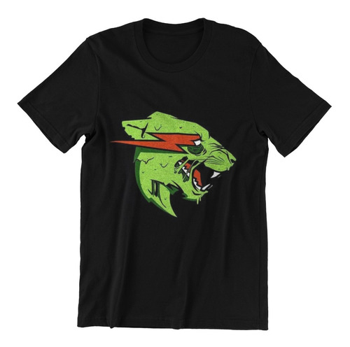 Polera Unisex Mr Beast Verde Youtuber Algodon Estampado