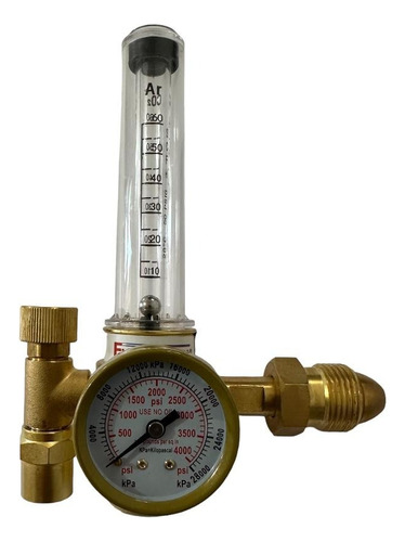 Regulador Con Flujómetro Para Argón Flame Tech Cga580