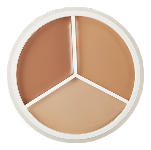 Correctores Tricolores Para Maquillaje Facial Con Pincel