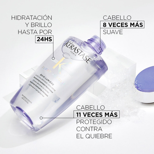 Shampoo Lumière Kérastase Blond Absolut de 250 Ml