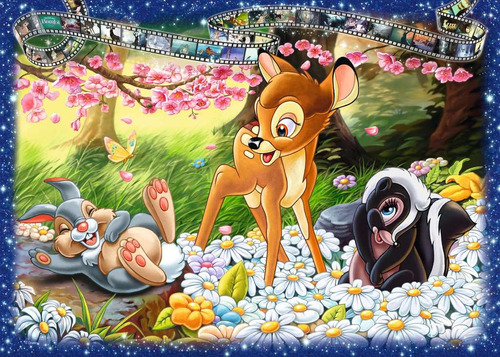 Quebra-cabeça Bambi Disney 1000 peças Ravensburger