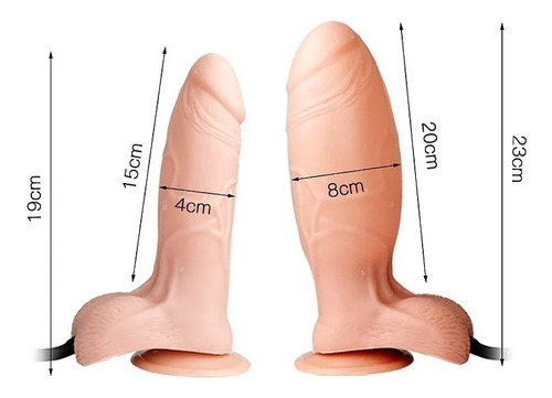 Pene inflable - Color negro