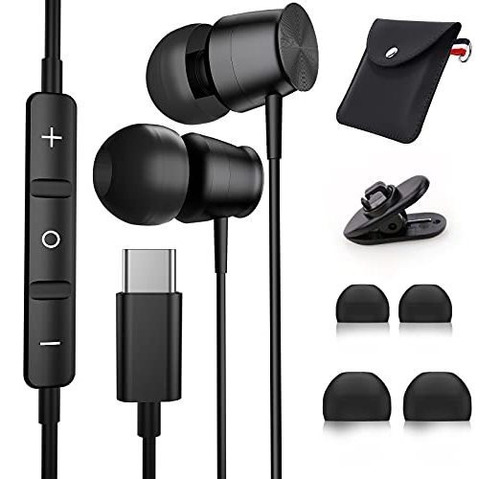 Auriculares   Usb C Con Micrófono Para Galaxy S21 S20 ...