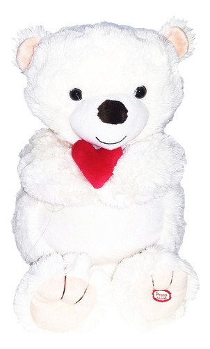 Peluche Oso Polar Corazon 37cm Hallmark