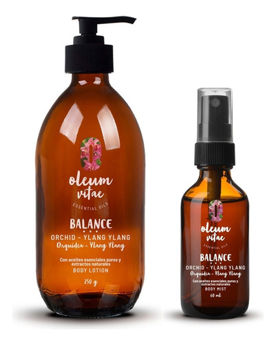 Kit Dúo Oleum Vitae Crema Y Mist Con Aceite Esencial Ylang