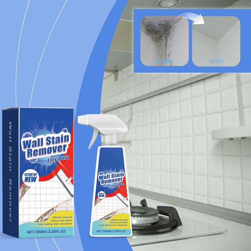 Pulveriza Rápidamente Para Limpiar Las Manchas De La Pared D