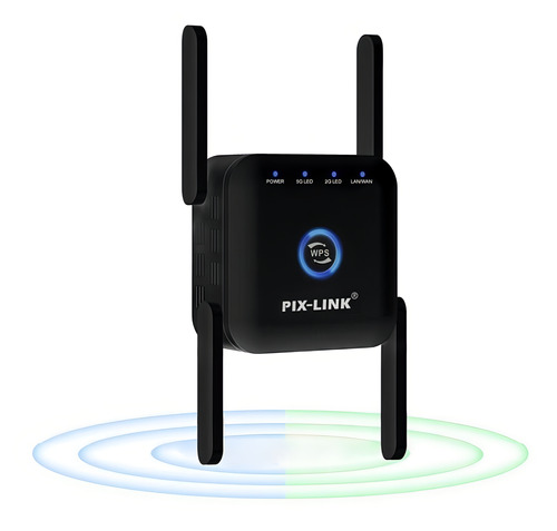 Repetidor De Sinal Wifi Wireless Dual Band 5g 1200 Mbps 