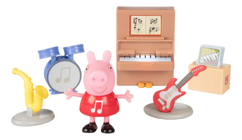 Jazwares Peppa Pig Little Rooms Rocking In The Music Room P.