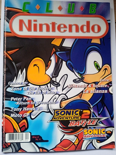 Revista Club Nintendo Año 11 No 4 Portada Sonic Adventure