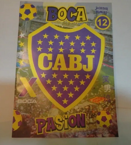 Cuaderno De 24 Hojas Rayadas Del Club Atlético Boca Juniors