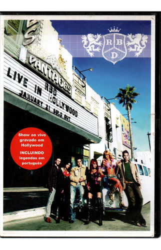 Dvd Rbd, Live In Hollywood