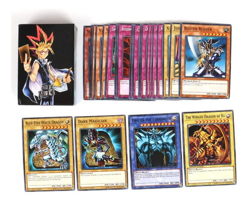 Pack 66 Cartas Yu-gi-oh Tranding Card Game Duelo Coleção