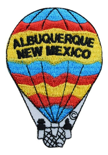 Albuquerque Mexico Parche Bordado Aplique  Insignia Globo