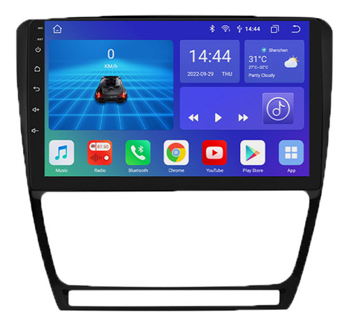 Estreo Carplay 2+32g Para Volkswagen Skoda Octavia 08-13