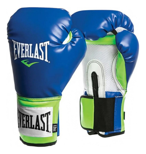 Luva Box Treino Pro Style Training Gloves Azul/verde 14oz