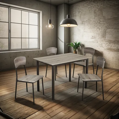 comprar Juego De Comedor Monterrey Mesa + 4 Sillas Madera Mdf